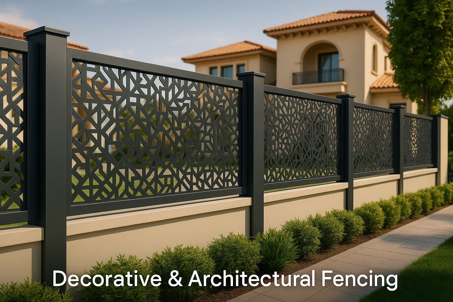 Decorative and architectural fencing